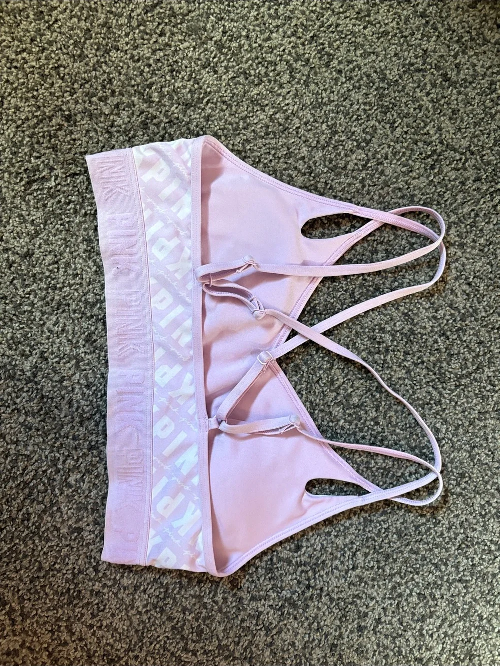 PINK Victoria's Secret Light Pink Multi-Strap Bralette - Picture 2 of 2